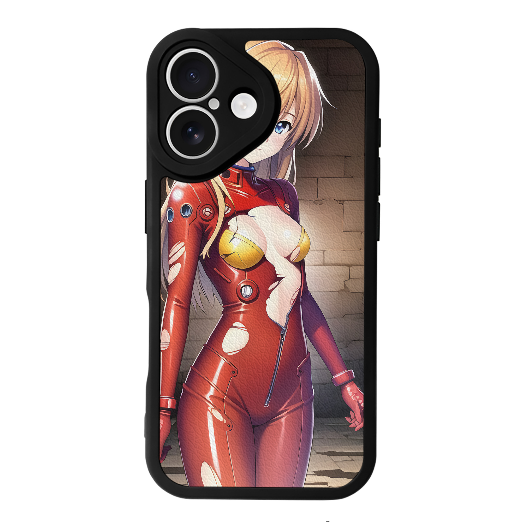 （画像用） EVA 新世紀エヴァンゲリオン 【iPhone 16シリーズ対応】シリコンスマホケース（レザー調） 材質：シリコン